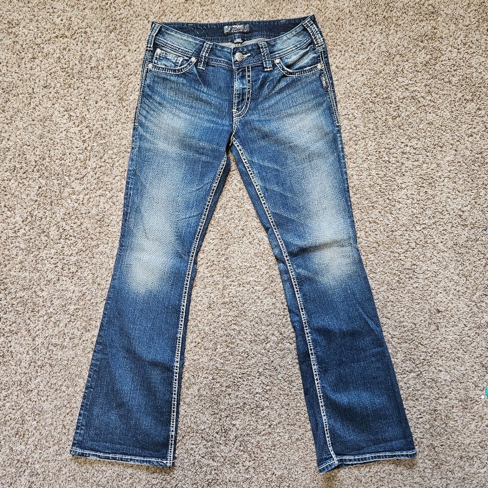 Silver Co. Women’s Suki Surplus Cotton Embroidered Jeans